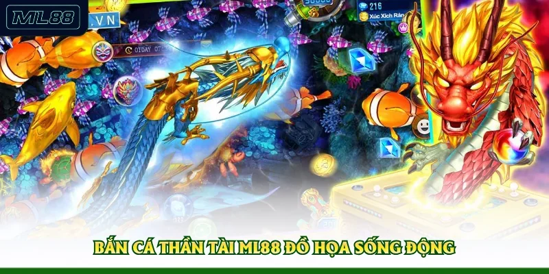 Bắn Cá Thần Tài ML88 đồ họa sống động